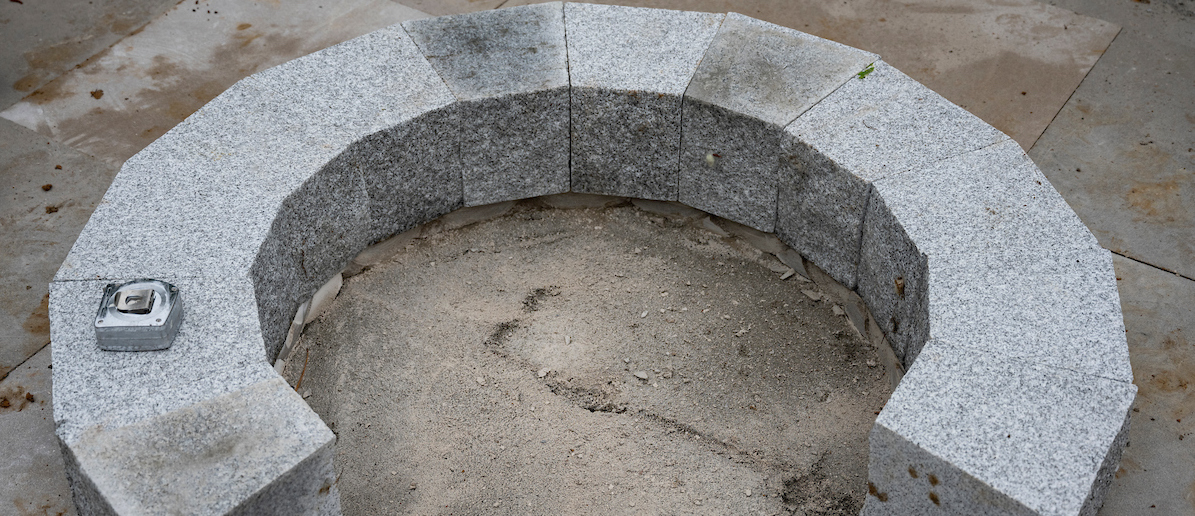 How To Build A Round Granite Firepit
